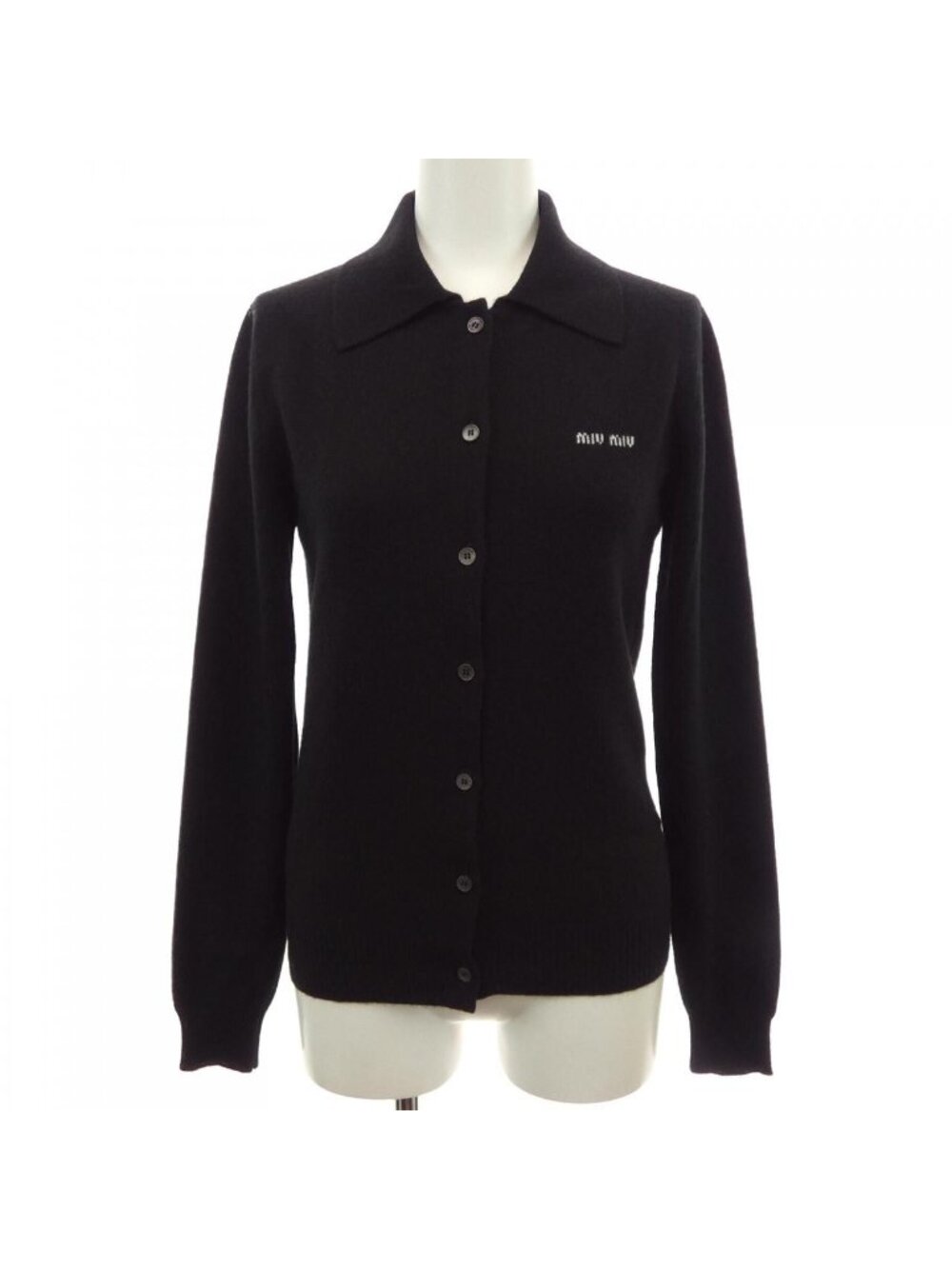 Miu Miu Logo Cardigan